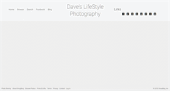 Desktop Screenshot of daveslifestylephotography.com