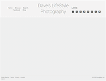 Tablet Screenshot of daveslifestylephotography.com